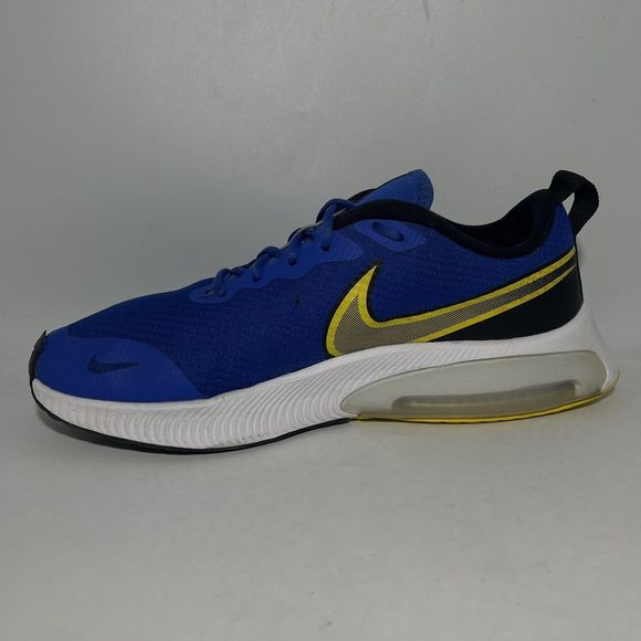 Nike Blue and Yellow Men's Sneakers - Picture 8 of 14